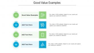 Good Value Examples In Powerpoint And Google Slides Cpb