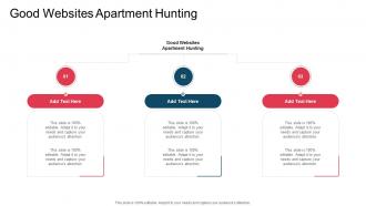 Good Websites Apartment Hunting In Powerpoint And Google Slides Cpb