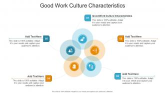 Good Work Culture Characteristics In Powerpoint And Google Slides Cpb
