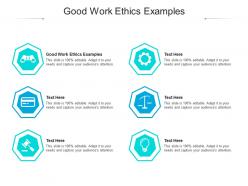 Good work ethics examples ppt powerpoint presentation outline influencers cpb