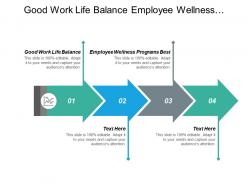 Good work life balance employee wellness programs best forecasting strategic cpb