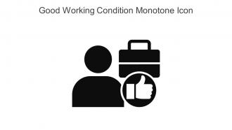 Good Working Condition Monotone Icon In Powerpoint Pptx Png And Editable Eps Format