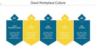 Good Workplace Culture Ppt Powerpoint Presentation Infographics Design Cpb