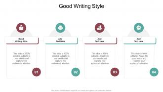 Good Writing Style In Powerpoint And Google Slides Cpb