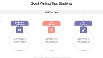 Good Writing Tips Students In Powerpoint And Google Slides Cpb