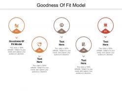 Goodness of fit model ppt powerpoint presentation ideas example topics cpb
