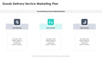 Goods Delivery Service Marketing Plan In Powerpoint And Google Slides Cpb