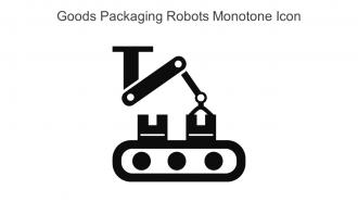 Goods Packaging Robots Monotone Icon In Powerpoint Pptx Png And Editable Eps Format