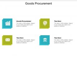 Goods procurement ppt powerpoint presentation icon professional cpb