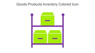 Goods Products Inventory Colored Icon In Powerpoint Pptx Png And Editable Eps Format