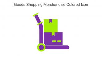 Goods Shopping Merchandise Colored Icon In Powerpoint Pptx Png And Editable Eps Format