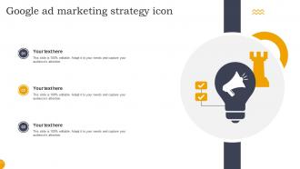 Google Ad Marketing Strategy Icon