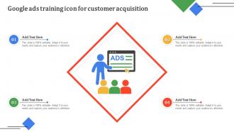 Google Ads Training Icon For Customer Acquisition