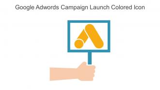 Google Adwords Campaign Launch Colored Icon In Powerpoint Pptx Png And Editable Eps Format