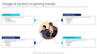 Google AI Solutions For Gaming Industry Google Chatbot Usage Guide AI SS V