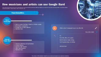 Google Bard Future Of Generative AI How Musicians And Artists Can Use Google Bard ChatGPT SS