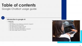 Google Chatbot Usage Guide Powerpoint Presentation Slides AI CD V Customizable Professional