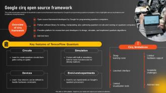 Google Cirq Open Source Framework Google Quantum Computer AI SS