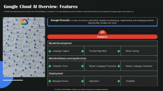 Google Cloud AI Overview Features AI Google To Augment Business Operations AI SS V