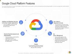 Google Cloud Platform Features Google Cloud IT Ppt Introduction Background