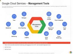 Google cloud services management tools google cloud it ppt brochure