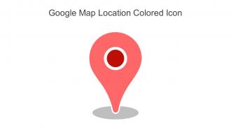 Google Map Location Colored Icon In Powerpoint Pptx Png And Editable Eps Format