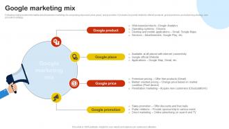 Google Marketing Mix Digital Advertising And Promotion Company Profile CP SS V