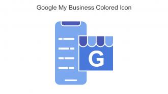 Google My Business Colored Icon In Powerpoint Pptx Png And Editable Eps Format