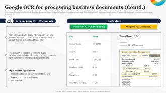 Google OCR For Processing Business Documents How To Use Google AI For Your Business AI SS Slides Designed