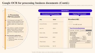 Google Ocr For Processing Business Documents Using Google Bard Generative Ai AI SS V Professional Image