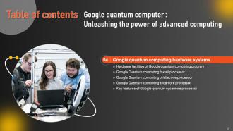 Google Quantum Computer Unleashing The Power Of Advanced Computing AI CD Slides Graphical