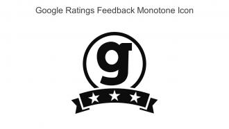 Google Ratings Feedback Monotone Icon In Powerpoint Pptx Png And Editable Eps Format