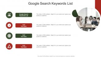 Google Search Keywords List In Powerpoint And Google Slides Cpb