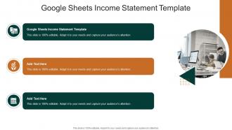 Google Sheets Income Statement Template In Powerpoint And Google Slides Cpb