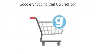 Google Shopping Cart Colored Icon In Powerpoint Pptx Png And Editable Eps Format