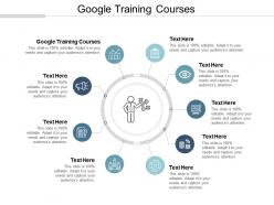 Google training courses ppt powerpoint presentation gallery diagrams cpb