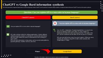 Googles Bard Can Do What ChatGPT Vs Google Bard Information Synthesis ChatGPT SS