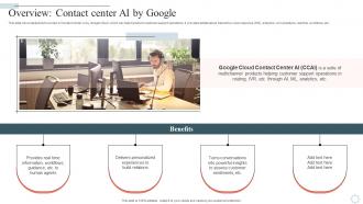 Googles Lamda Virtual Asssistant Overview Contact Center Ai By Google AI SS V