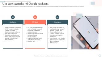Googles Lamda Virtual Asssistant Use Case Scenarios Of Google Assistant AI SS V