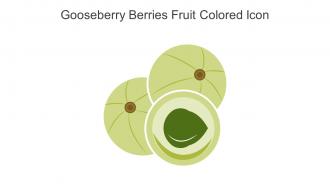 Gooseberry Berries Fruit Colored Icon In Powerpoint Pptx Png And Editable Eps Format