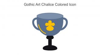 Gothic Art Chalice Colored Icon In Powerpoint Pptx Png And Editable Eps Format