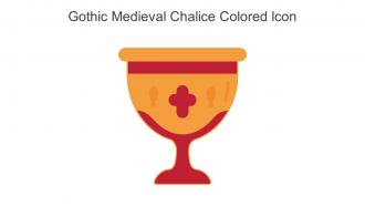 Gothic Medieval Chalice Colored Icon In Powerpoint Pptx Png And Editable Eps Format