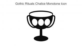 Gothic Rituals Chalice Monotone Icon In Powerpoint Pptx Png And Editable Eps Format