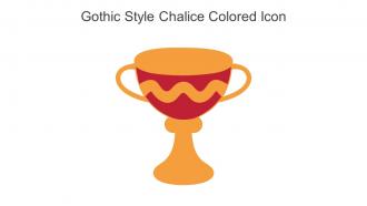 Gothic Style Chalice Colored Icon In Powerpoint Pptx Png And Editable Eps Format