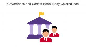 Governance And Constitutional Body Colored Icon In Powerpoint Pptx Png And Editable Eps Format