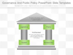 Governance and public policy powerpoint slide templates