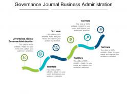 Governance journal business administration ppt powerpoint presentation microsoft cpb