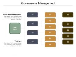 Governance management ppt powerpoint presentation icon portrait cpb