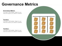 Governance metrics ppt powerpoint presentation icon skills cpb