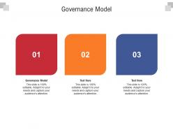 Governance model ppt powerpoint presentation show graphics tutorials cpb